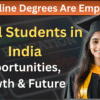 online degrees empower opportunities, growth, and future."