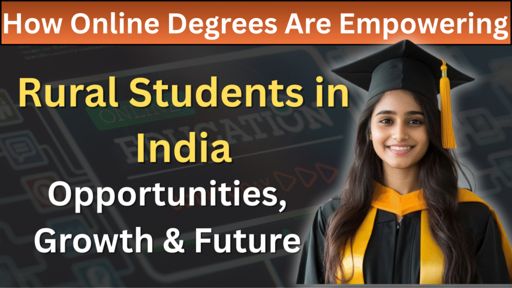 online degrees empower opportunities, growth, and future."