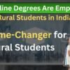ONLINE DEGREE EMPOWERING RURAL STUDENTS IN INDIA