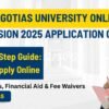 Galgotias University Online Admission 2025 Application Guide – Step-by-step guide on how to apply online with details about scholarships, financial aid, and fee waivers.